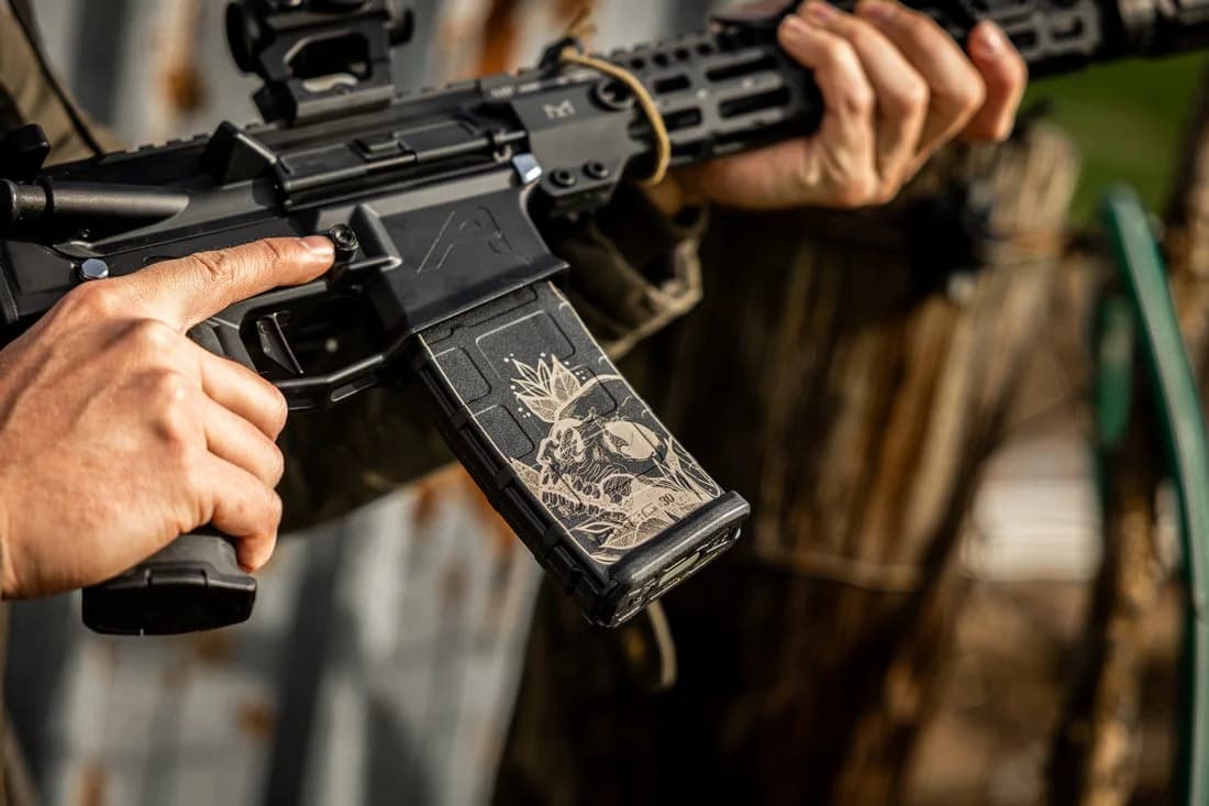 Custom AR Mags custom work example 1 - Professional firearm customization by 365 Weapons