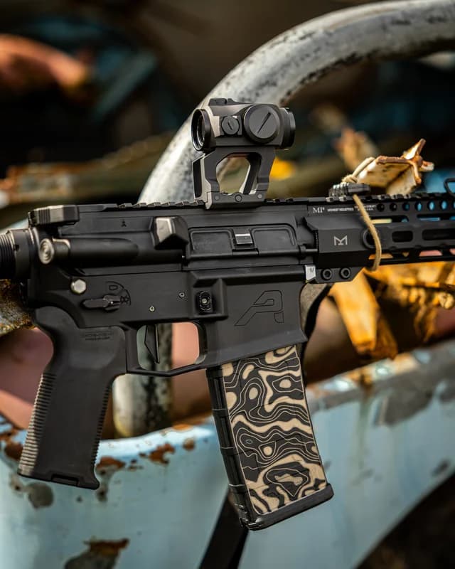 Custom AR Mags custom work example 12 - Professional firearm customization by 365 Weapons