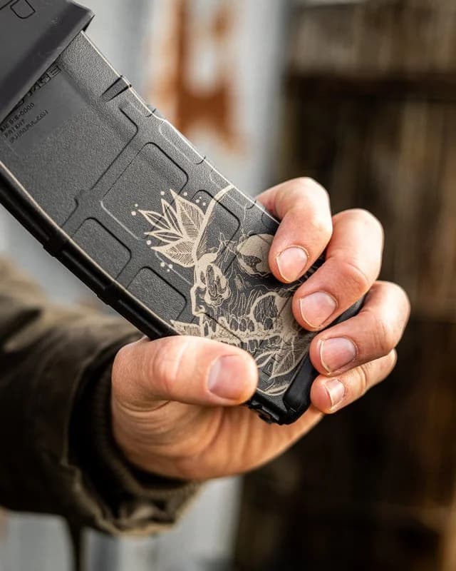 Custom AR Mags custom work example 2 - Professional firearm customization by 365 Weapons