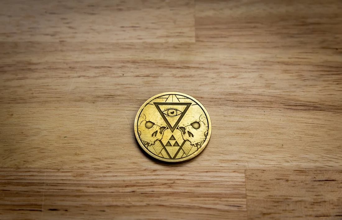 EDC/Challenge Coins custom work example 2 - Professional firearm customization by 365 Weapons