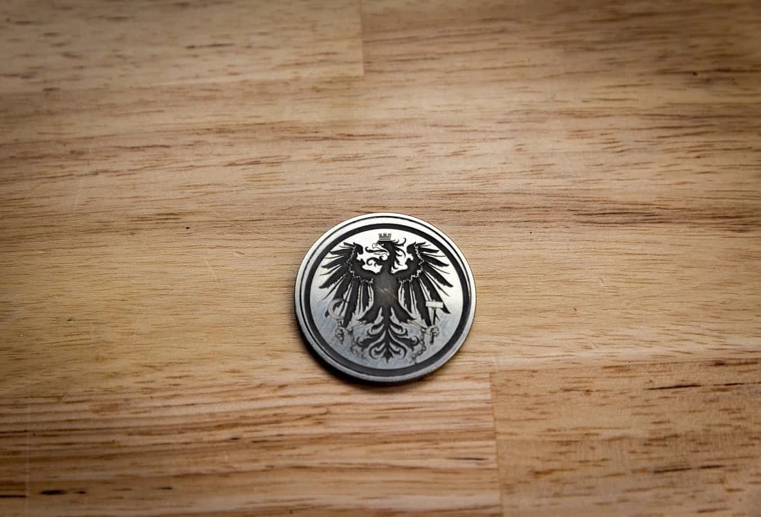 EDC/Challenge Coins custom work example 4 - Professional firearm customization by 365 Weapons