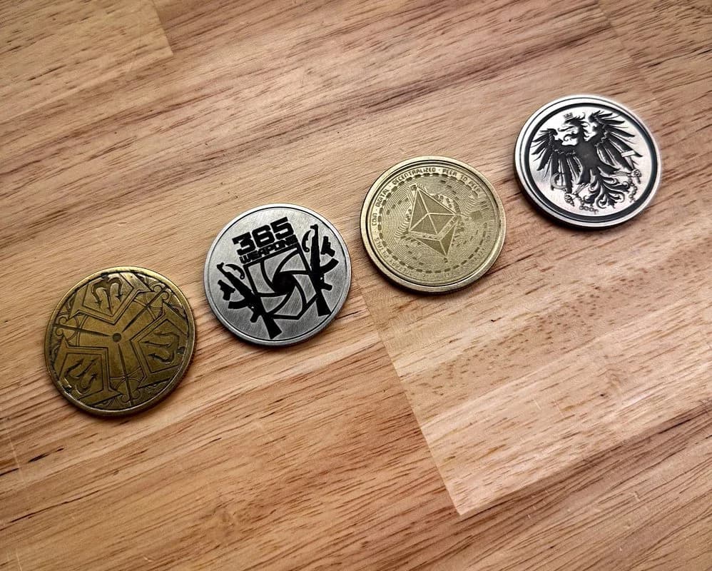 EDC/Challenge Coins custom work example 7 - Professional firearm customization by 365 Weapons