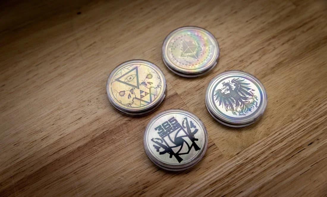 EDC/Challenge Coins custom work example 8 - Professional firearm customization by 365 Weapons