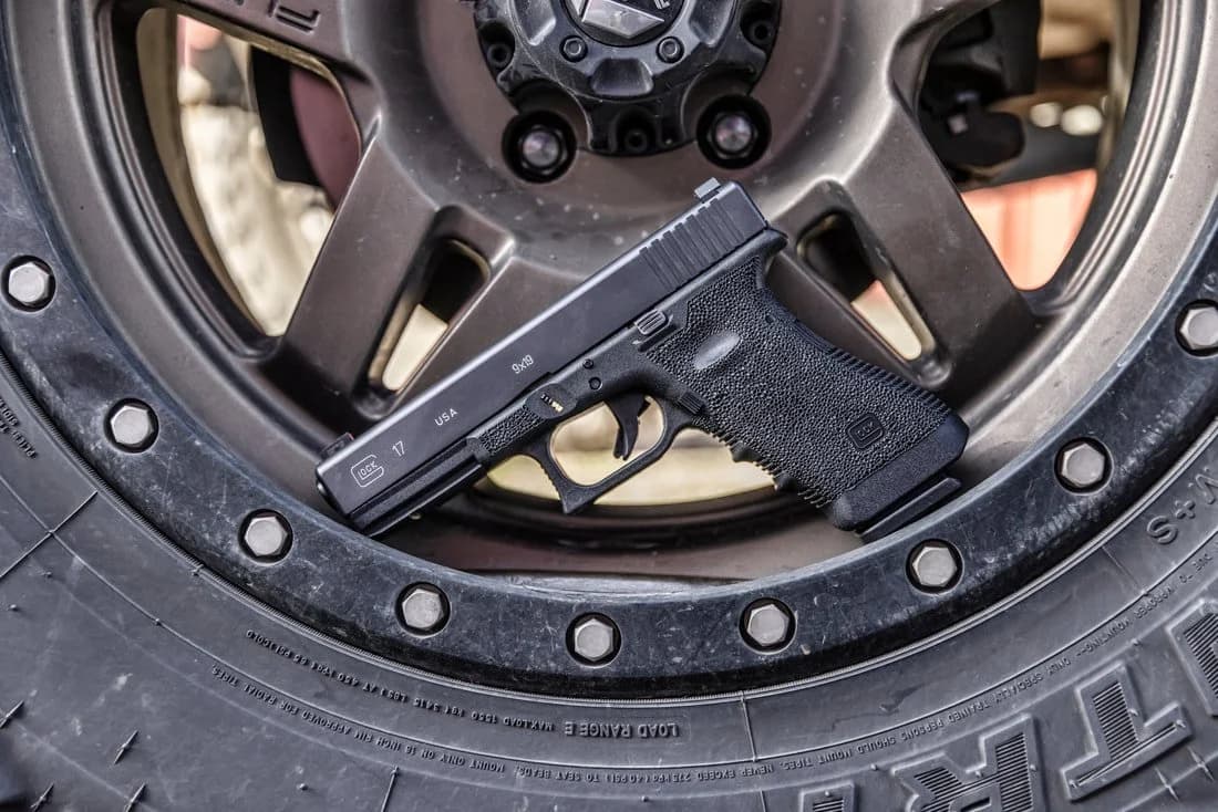 Hand Stippling custom work example 9 - Professional firearm customization by 365 Weapons