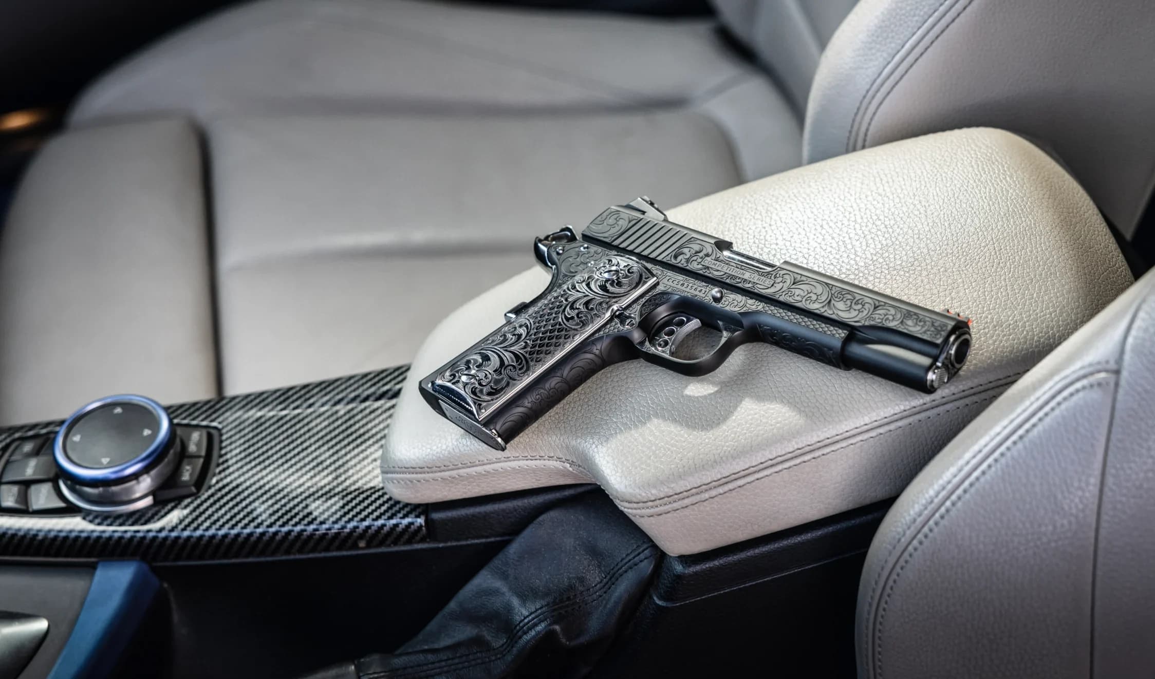 Laser Engraved 1911's custom work example 13 - Professional firearm customization by 365 Weapons