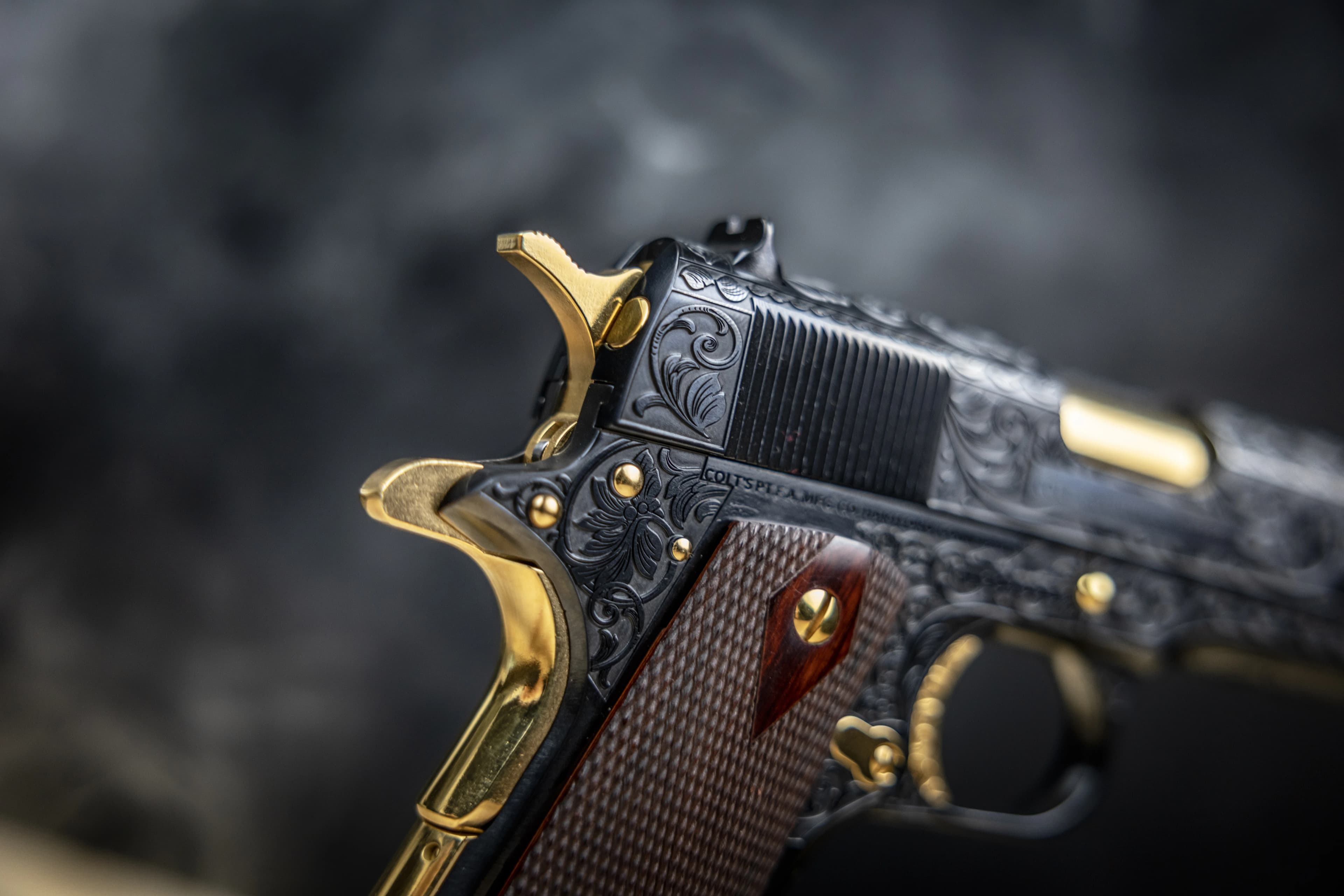 Laser Engraved 1911's custom work example 26 - Professional firearm customization by 365 Weapons