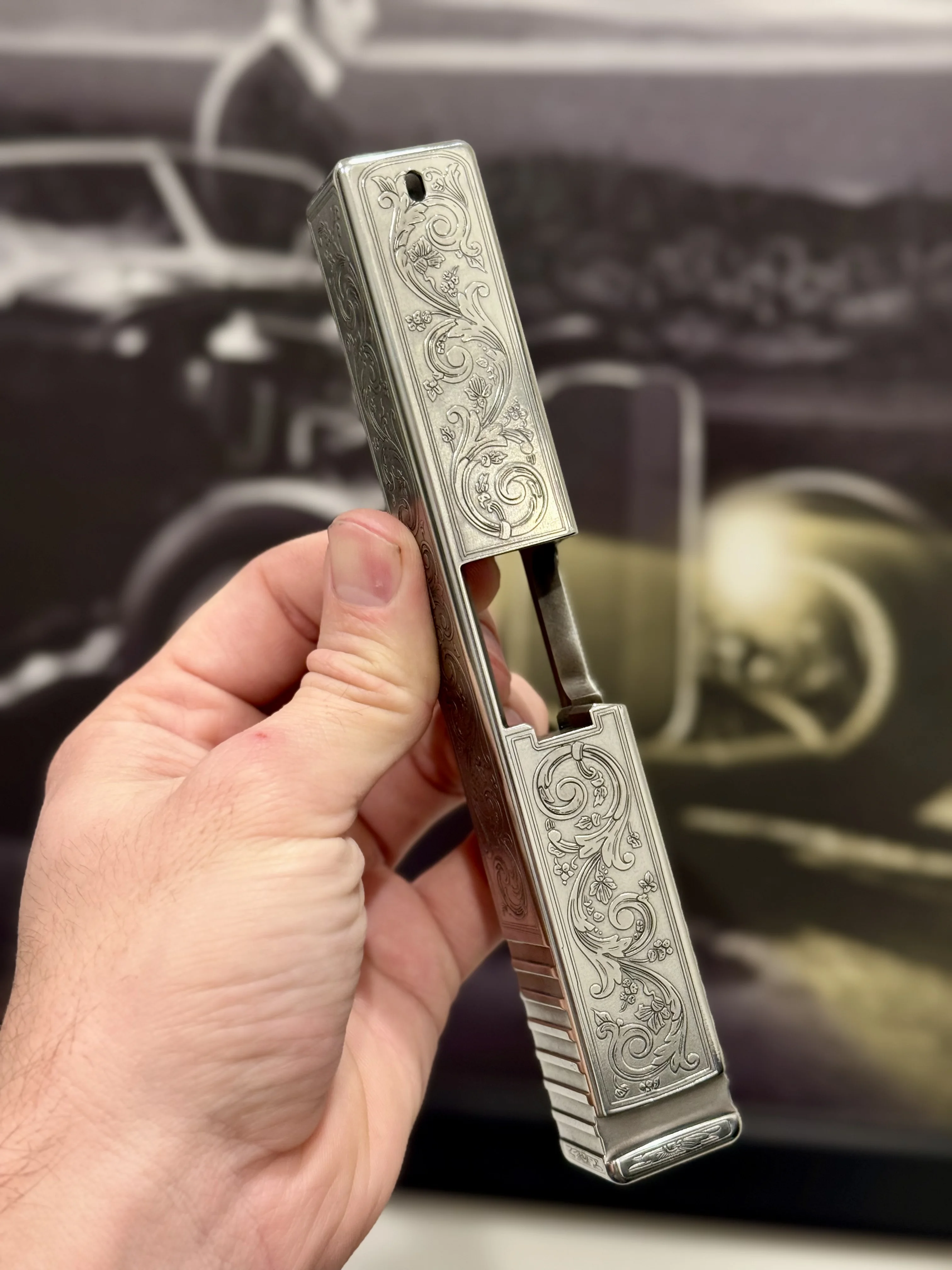 Laser Engraved 1911's custom work example 35 - Professional firearm customization by 365 Weapons