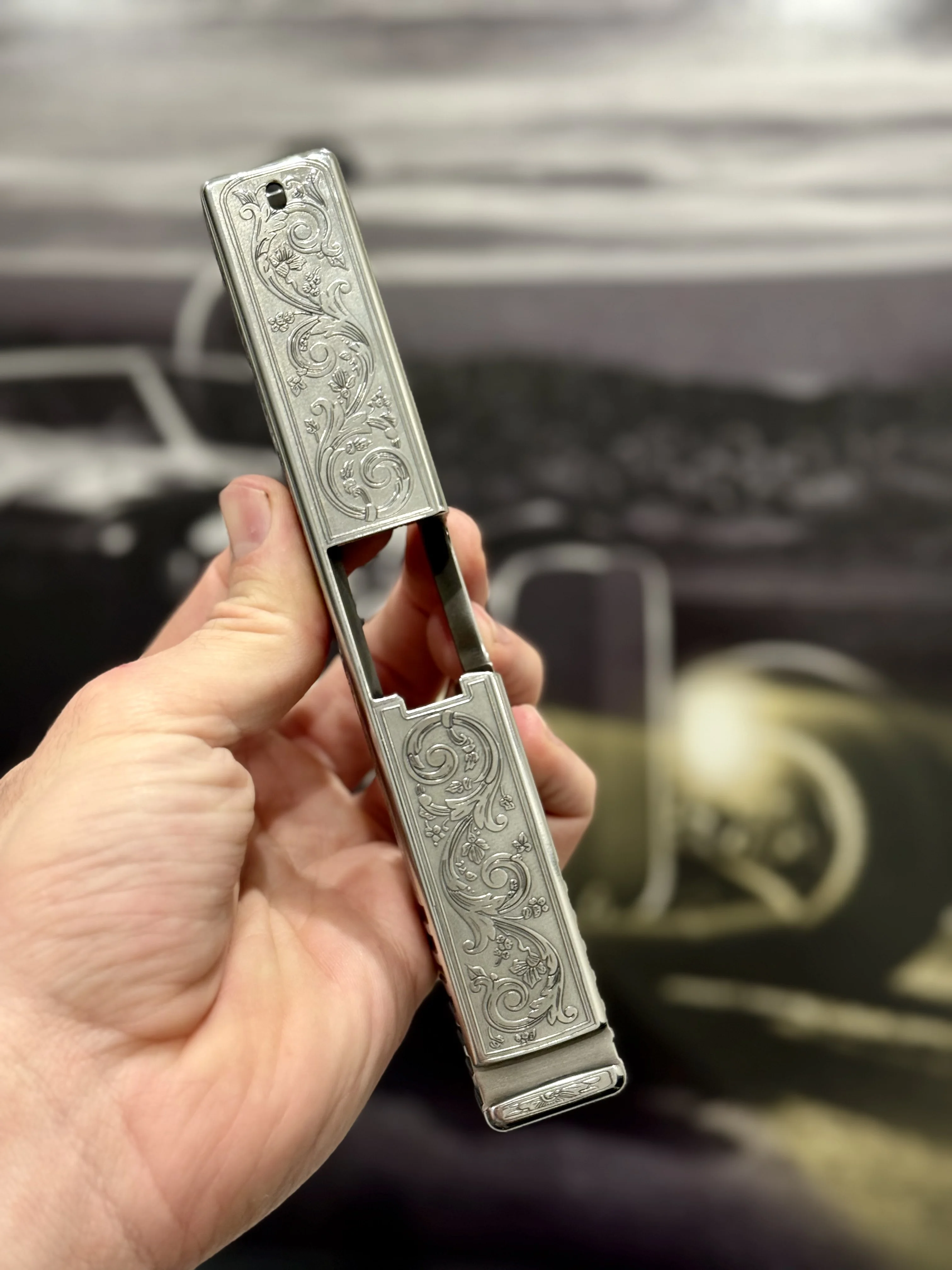 Laser Engraved 1911's custom work example 36 - Professional firearm customization by 365 Weapons