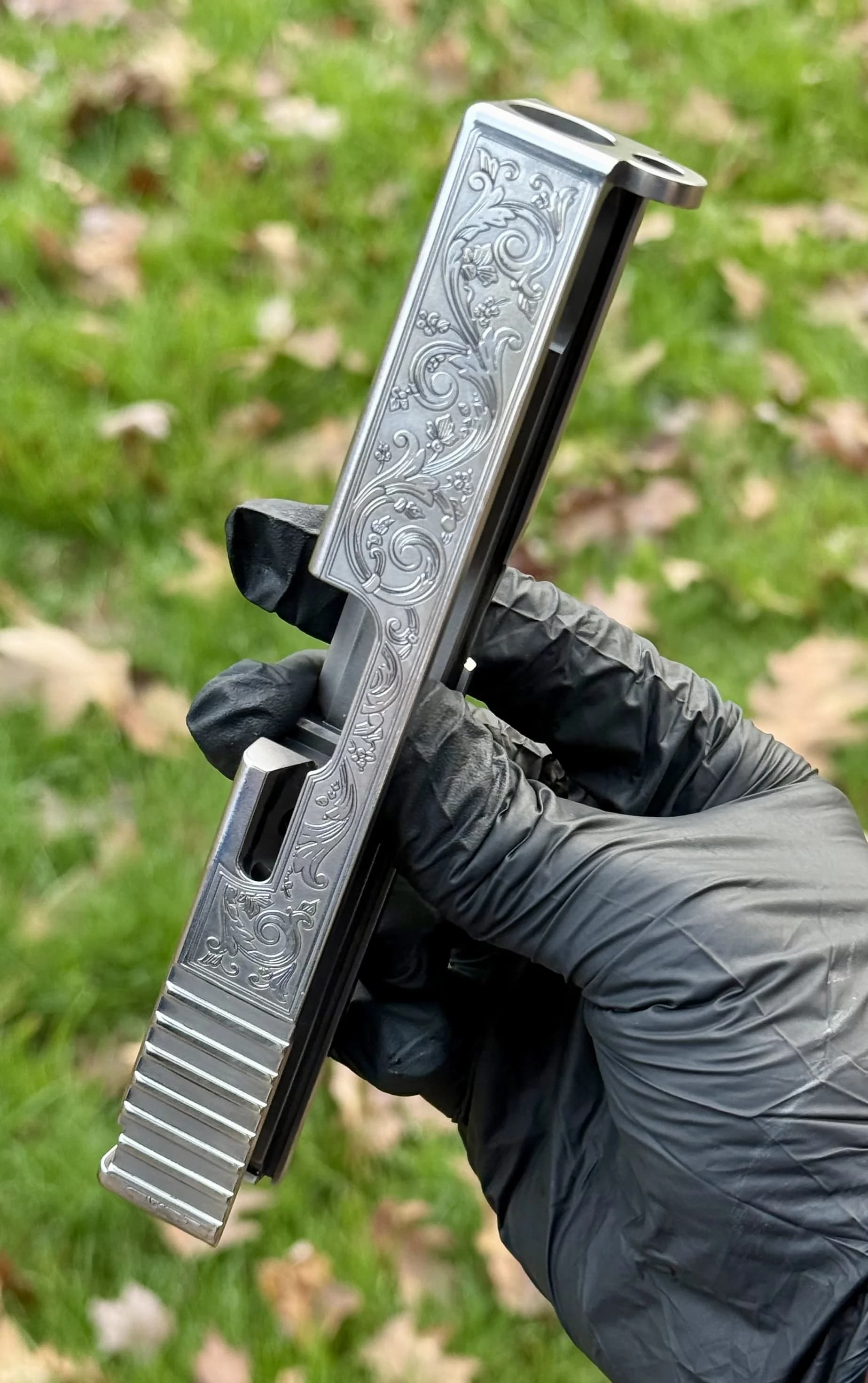 Laser Engraved 1911's custom work example 37 - Professional firearm customization by 365 Weapons