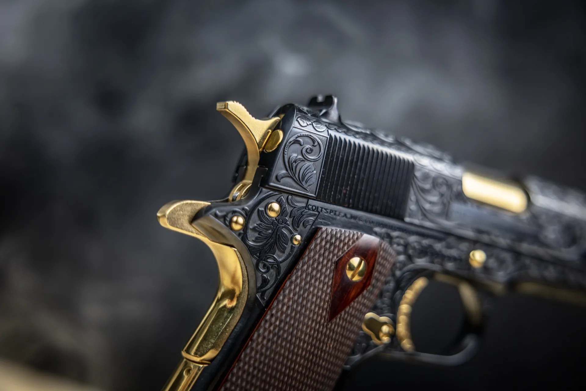 Laser Engraved 1911's custom work example 47 - Professional firearm customization by 365 Weapons