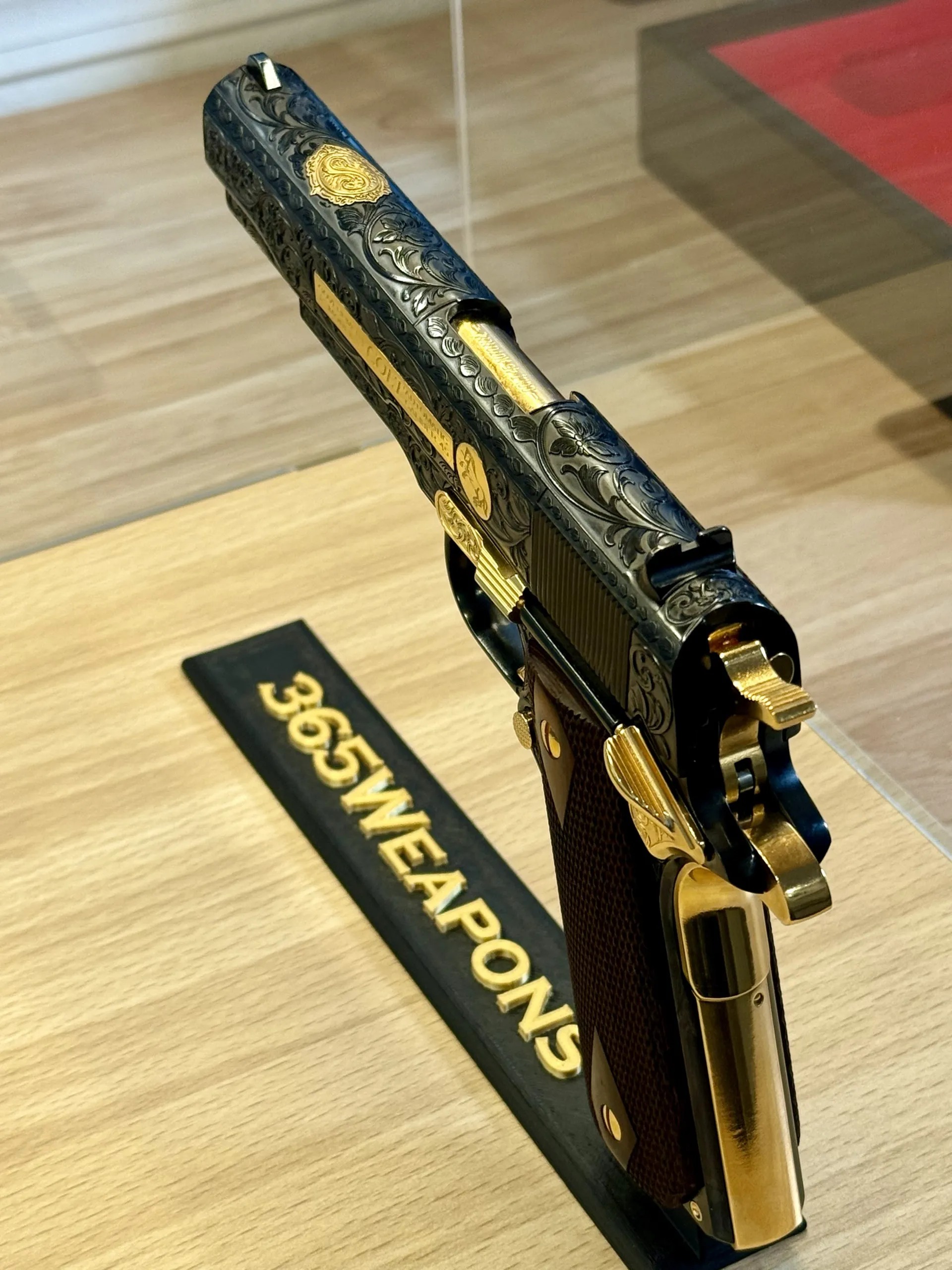 Laser Engraved 1911's custom work example 55 - Professional firearm customization by 365 Weapons