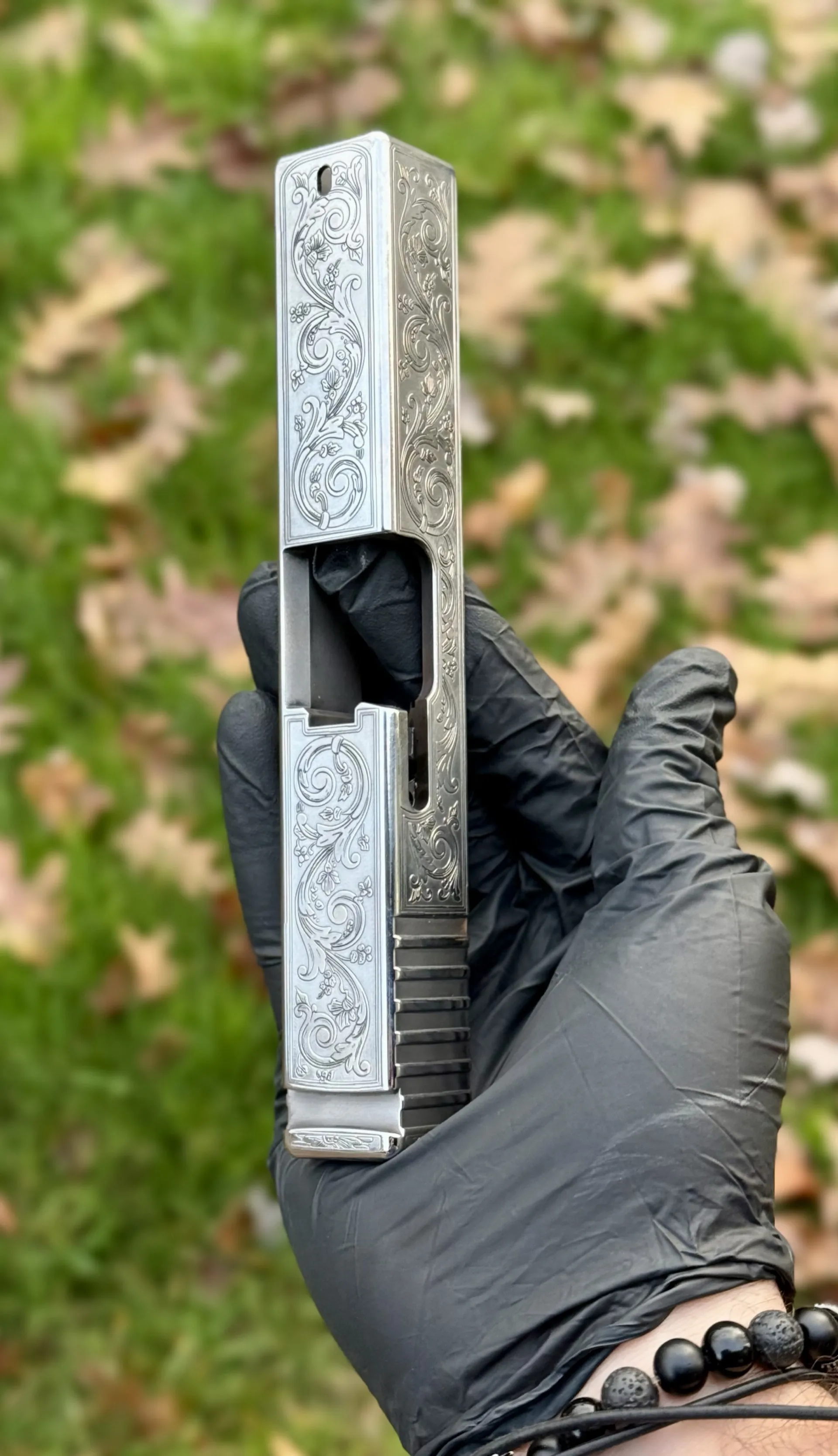 Laser Engraved 1911's custom work example 63 - Professional firearm customization by 365 Weapons